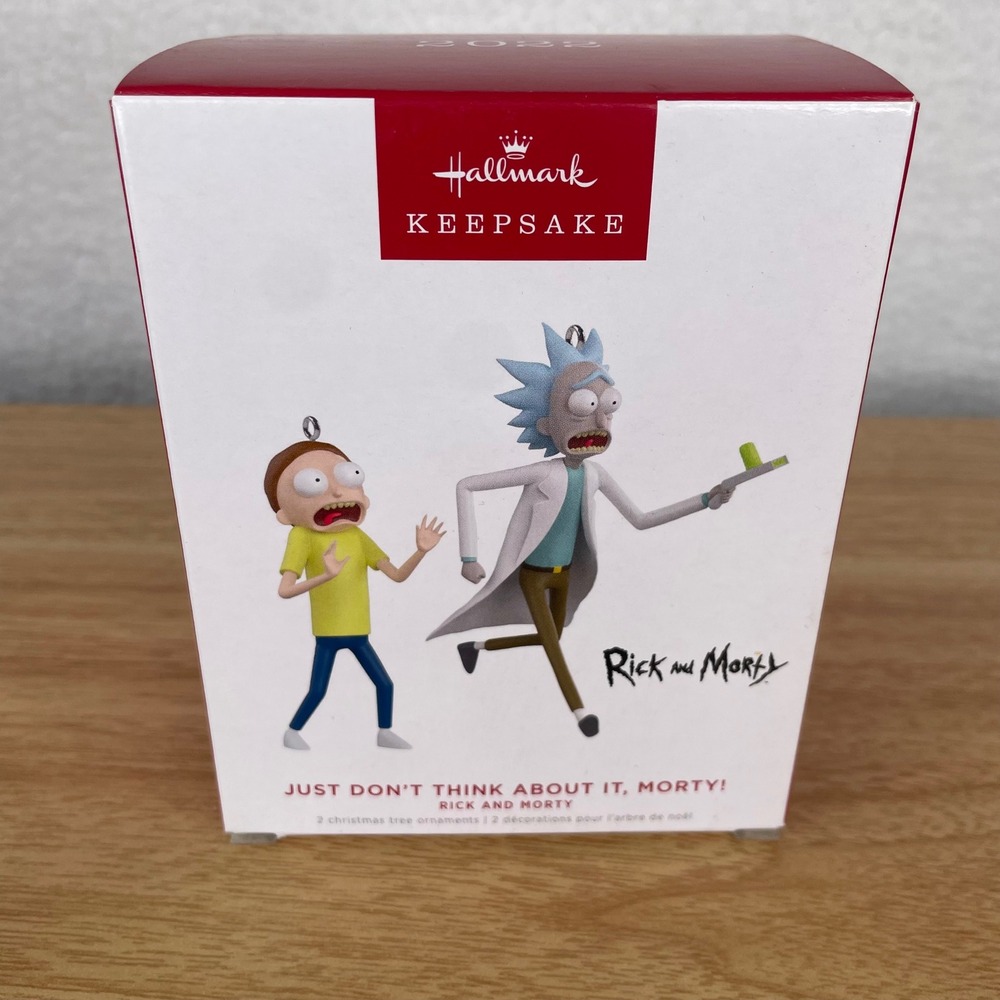 Hallmark Keepsake 2022 Rick and Morty 'Just Don't Think About It, Morty!'‎